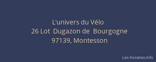 L'univers du V&eacute;lo