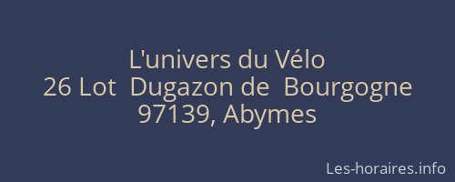 L'univers du Vélo