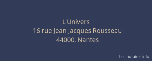 L'Univers