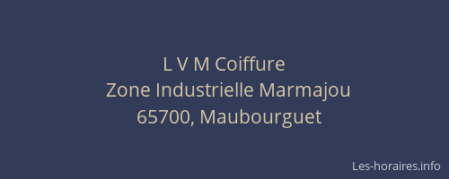 L V M Coiffure