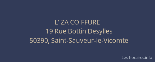 L' ZA COIFFURE