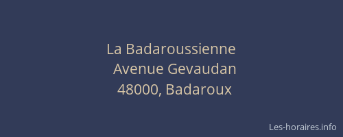La Badaroussienne