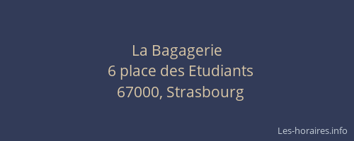 La Bagagerie