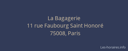 La Bagagerie