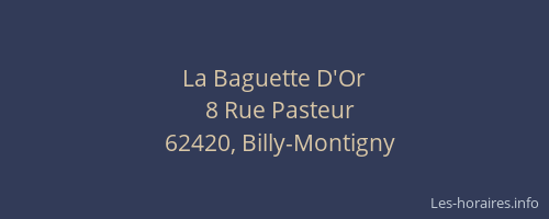 La Baguette D'Or