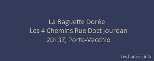 La Baguette Dor&eacute;e