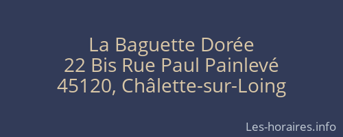 La Baguette Dorée