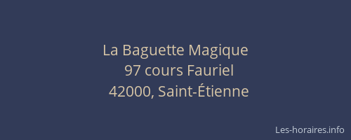 La Baguette Magique