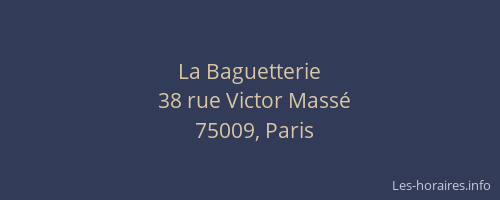 La Baguetterie