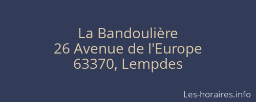 La Bandoulière