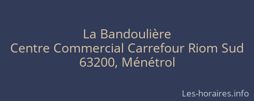 La Bandoulière