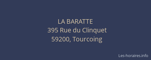 LA BARATTE
