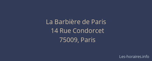 La Barbière de Paris