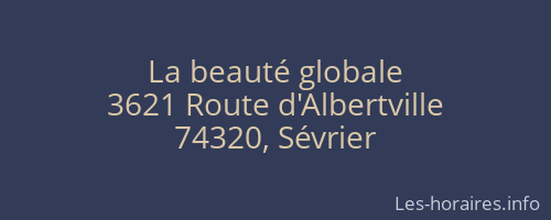 La beauté globale