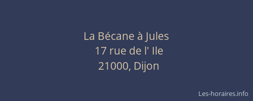 La Bécane à Jules