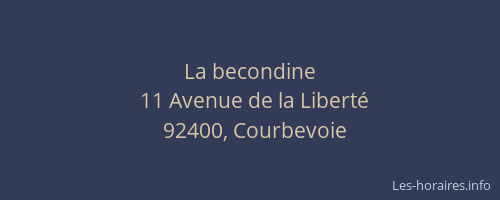 La becondine
