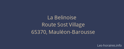 La Belinoise
