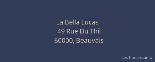 La Bella Lucas
