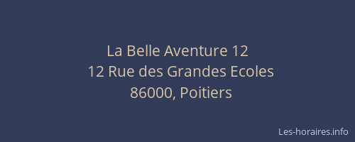 La Belle Aventure 12