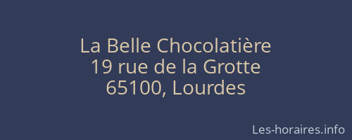 La Belle Chocolatière