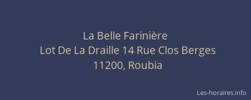 La Belle Farini&egrave;re