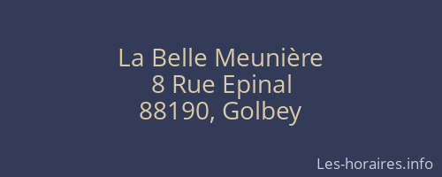La Belle Meunière