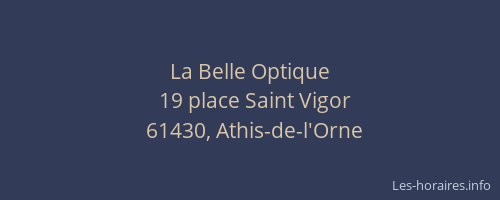 La Belle Optique
