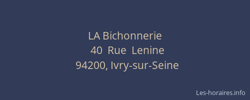 LA Bichonnerie