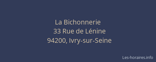 La Bichonnerie