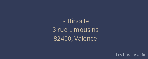 La Binocle