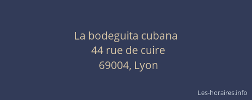 La bodeguita cubana