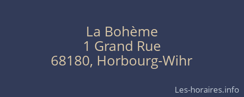 La Bohème