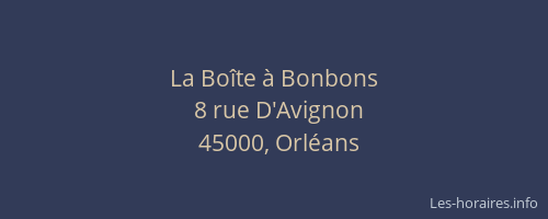 La Boîte à Bonbons