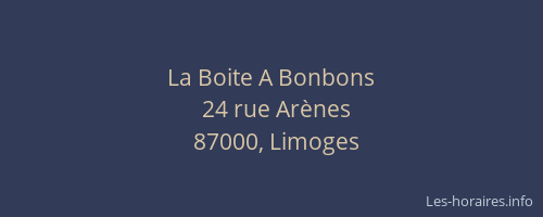 La Boite A Bonbons