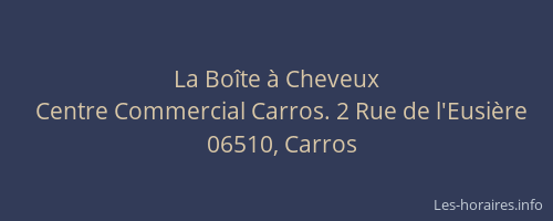 La Boîte à Cheveux