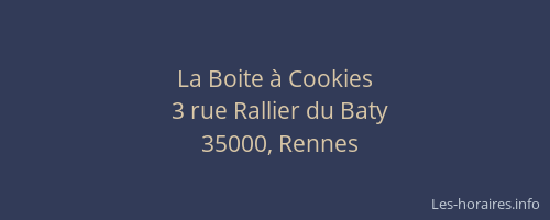 La Boite à Cookies