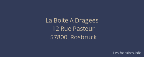 La Boite A Dragees