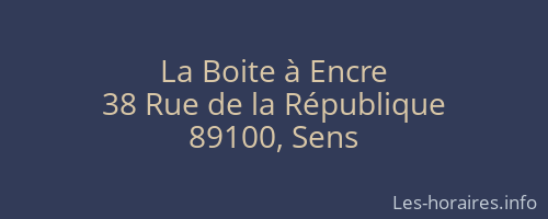 La Boite à Encre