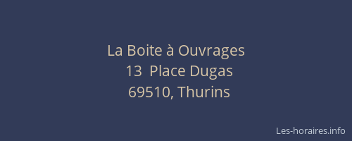 La Boite à Ouvrages