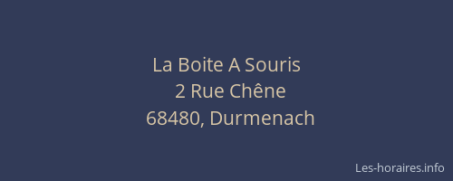 La Boite A Souris