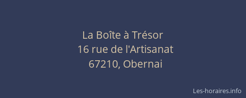 La Boîte à Trésor
