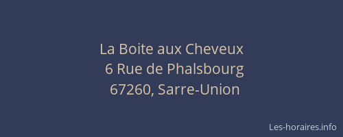 La Boite aux Cheveux