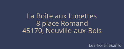 La Boîte aux Lunettes