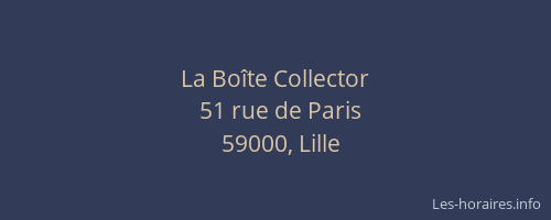 La Boîte Collector
