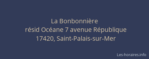 La Bonbonni&egrave;re