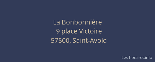 La Bonbonni&egrave;re
