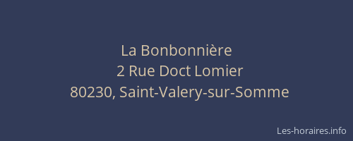 La Bonbonni&egrave;re