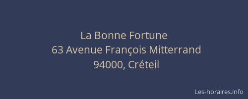 La Bonne Fortune