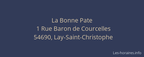 La Bonne Pate