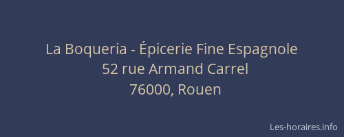 La Boqueria - Épicerie Fine Espagnole